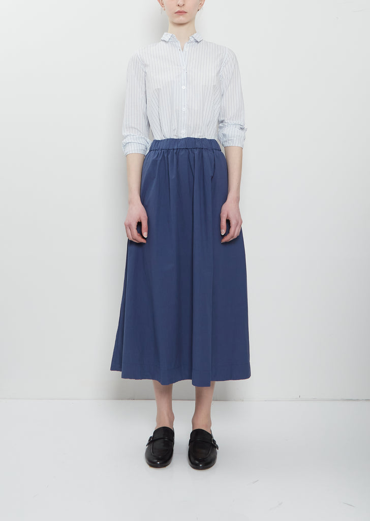 Ivy Cotton Skirt — American Blue