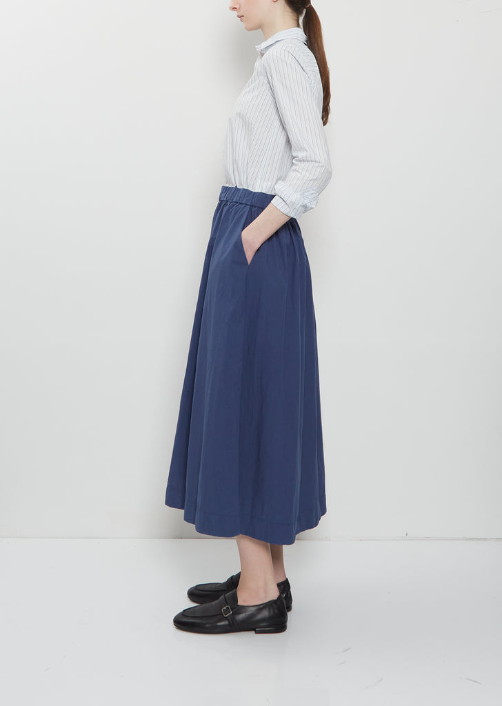 Ivy Cotton Skirt — American Blue