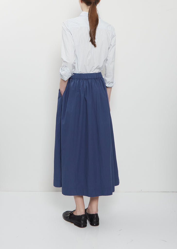 Ivy Cotton Skirt — American Blue