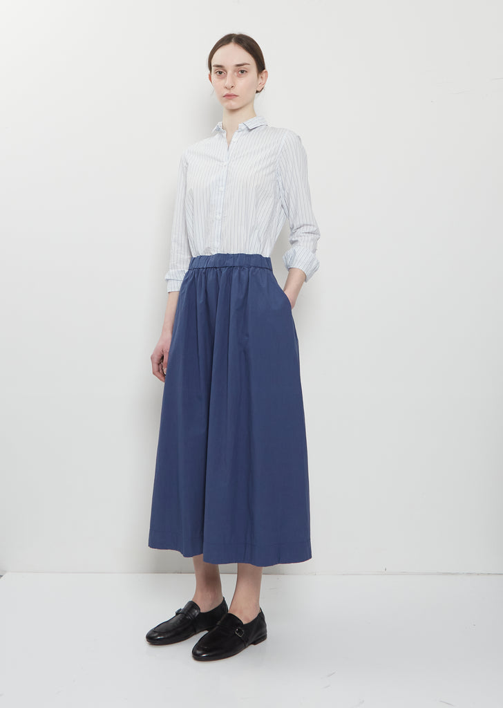 Ivy Cotton Skirt — American Blue