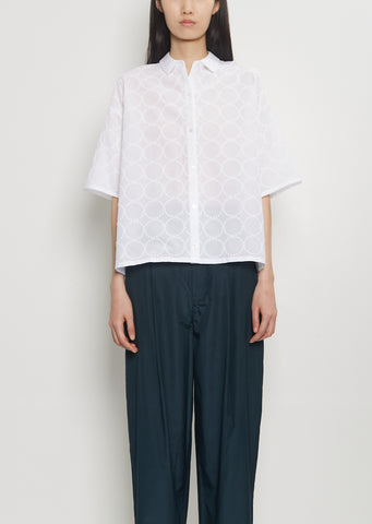Tambourine Cotton Blouse — White