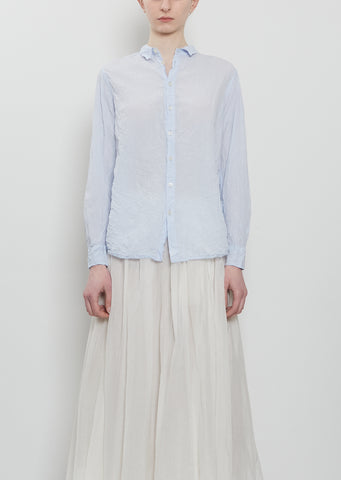 Washed Crinkle Cotton Classic Shirt