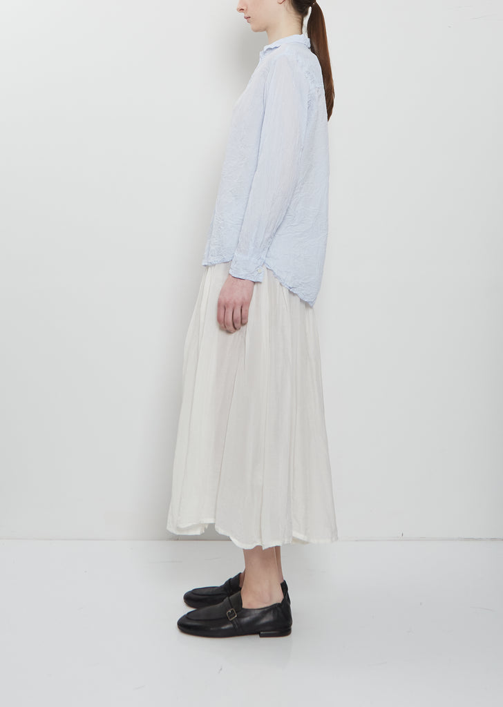 Washed Crinkle Cotton Classic Shirt