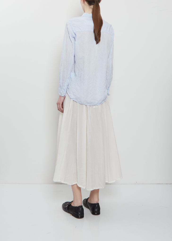 Washed Crinkle Cotton Classic Shirt