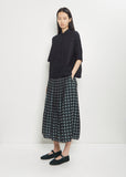 Tambourine Cotton Blouse — Dark Navy