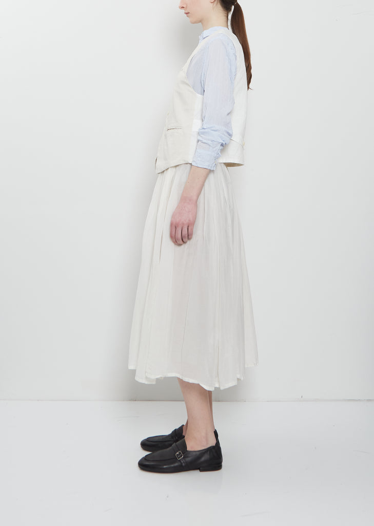 Washed Cotton Oxford Vest