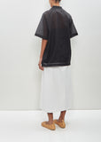 Cotton Organza Sheer Shirt