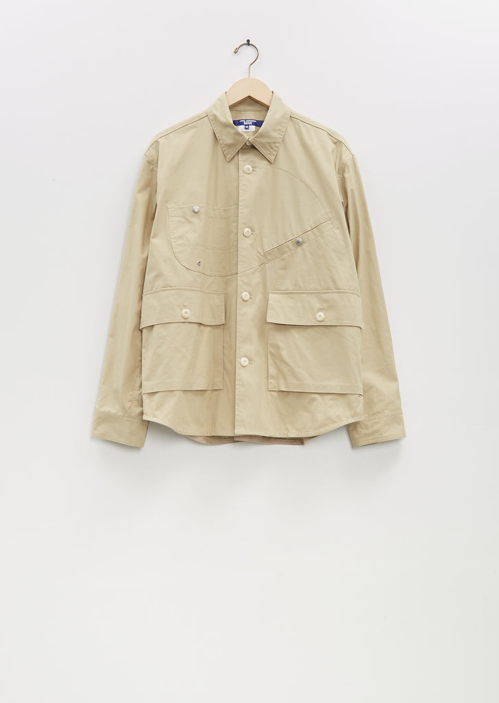 Cotton Cloth Utility Overshirt