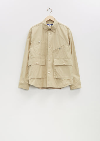 Cotton Cloth Utility Overshirt