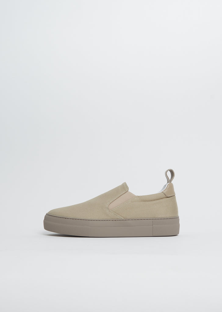 New Friend Canvas Sneaker — Beige
