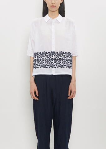 Floraleaf Cotton Blouse