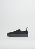 New Friend Canvas Sneaker — Black