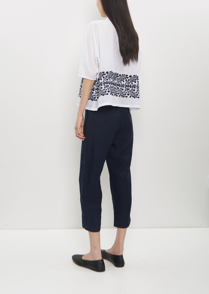 Floraleaf Cotton Blouse