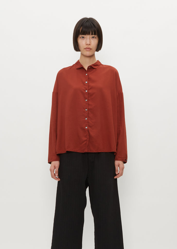 Short Collar Shirt TVC — Red