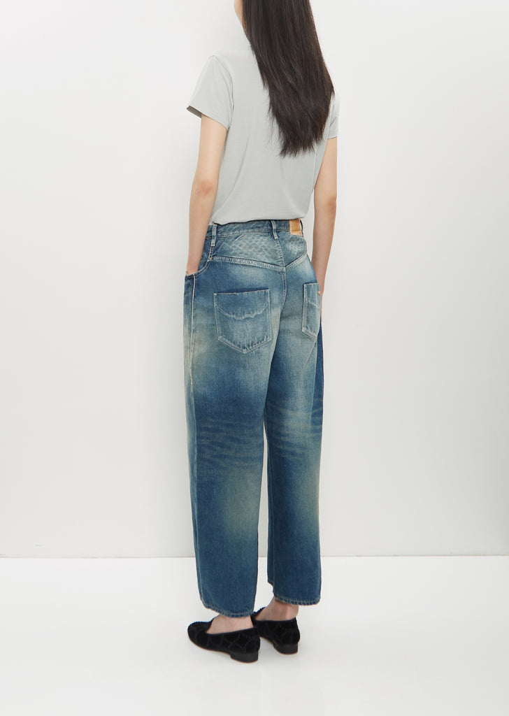 Always Always Cotton Linen Straight Denim