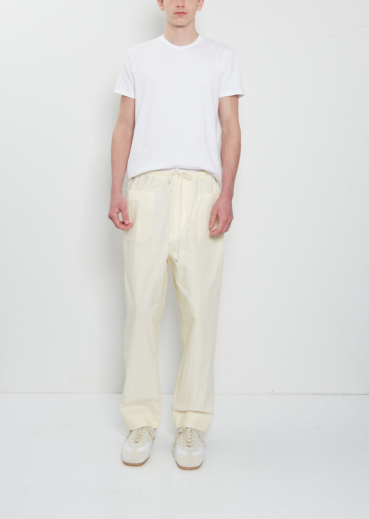 Simple Technical Cotton Pants