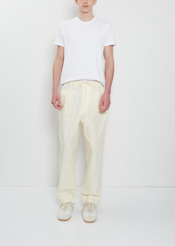 Simple Technical Cotton Pants