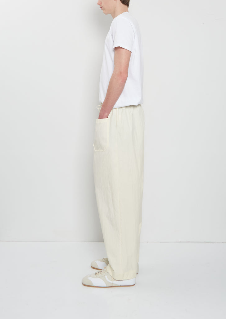 Simple Technical Cotton Pants