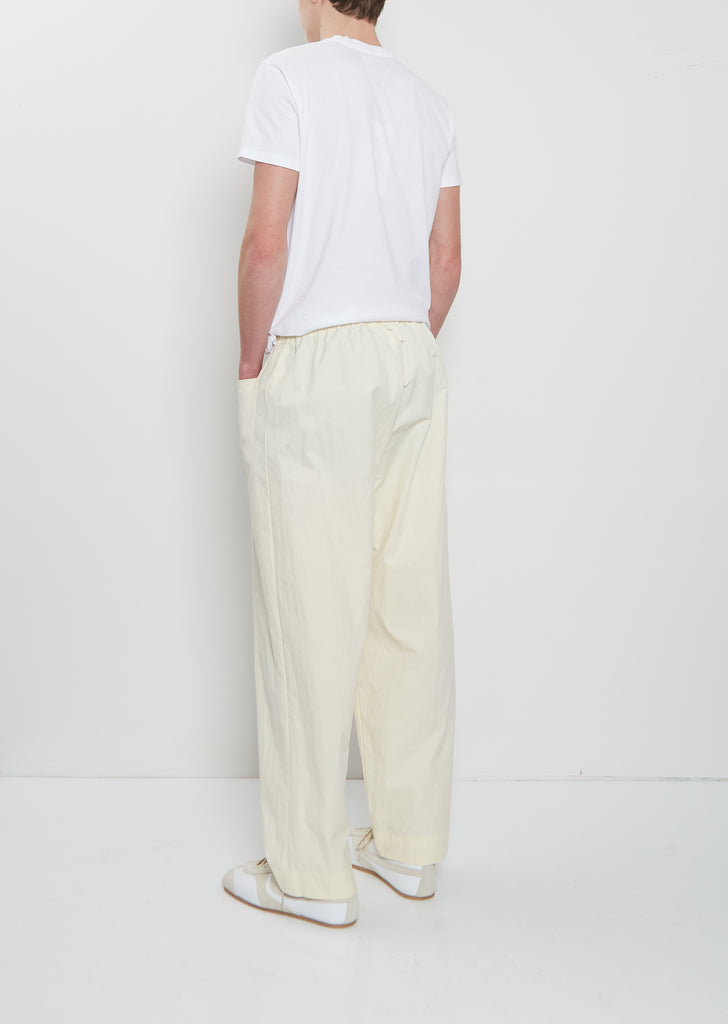 Simple Technical Cotton Pants