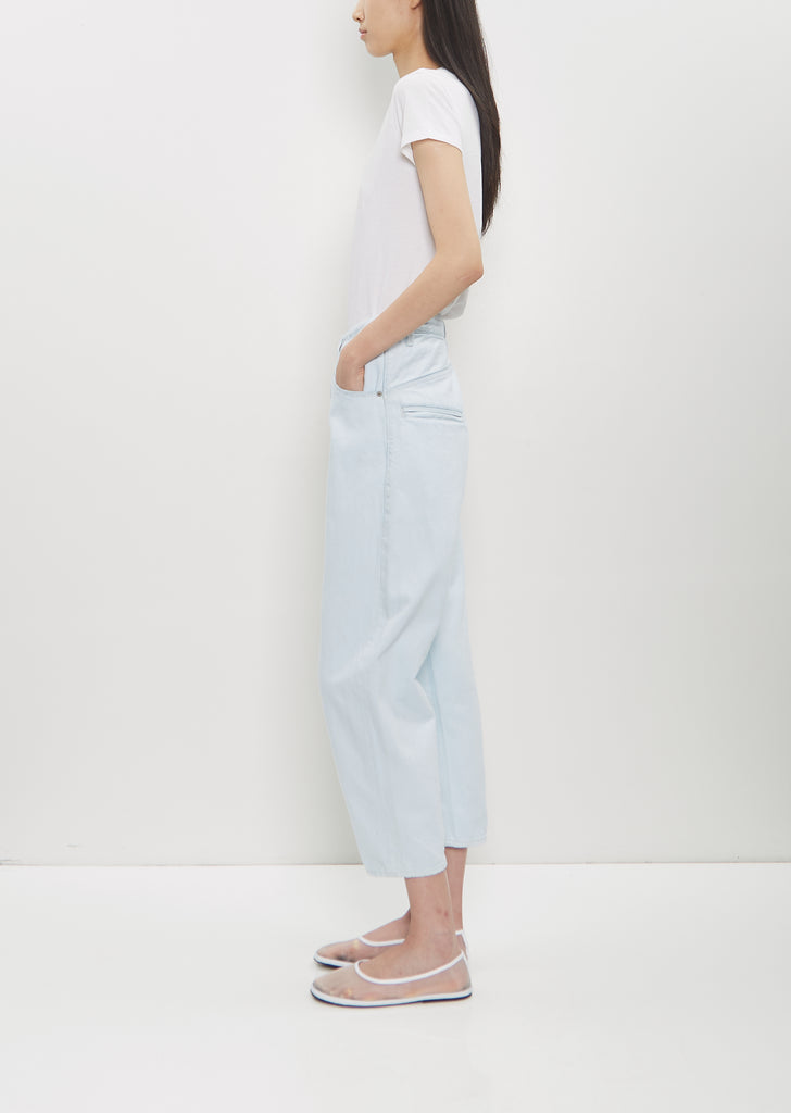 Always Cotton Linen Cropped Denim