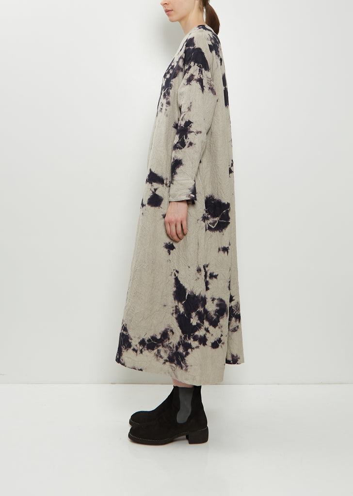 Linen Wide Pullover Dress