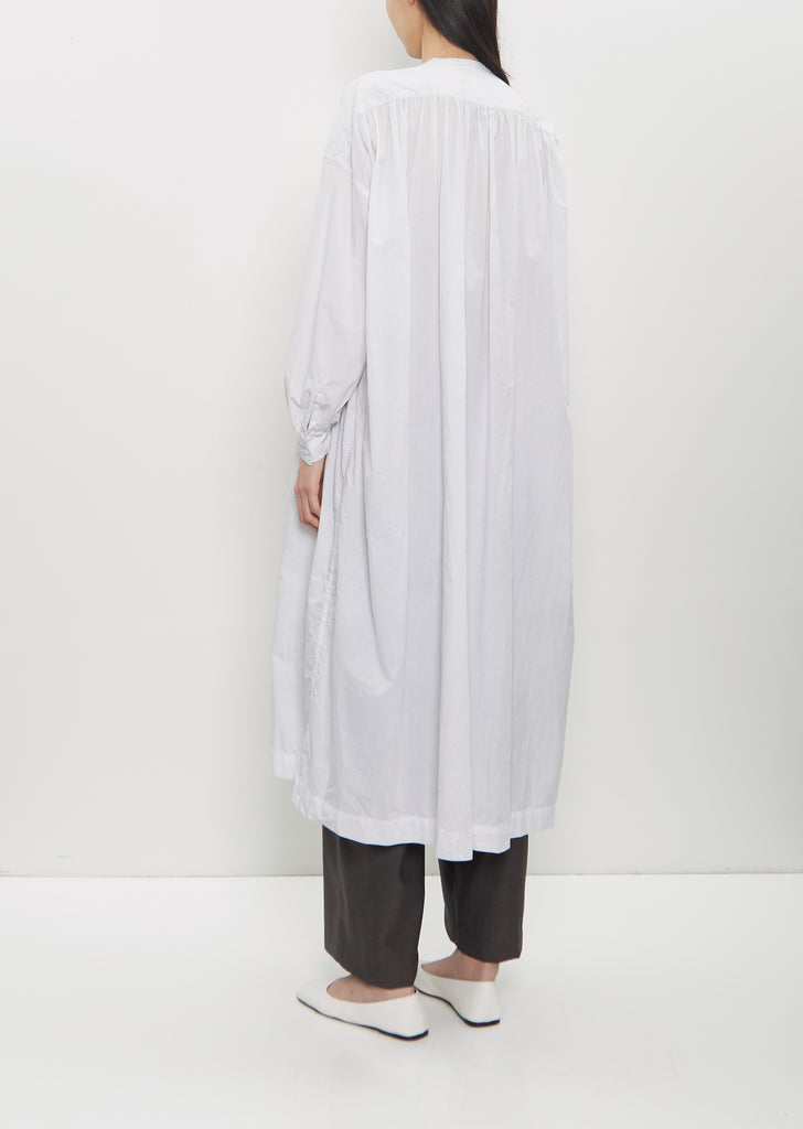 Cotton Lace Surplice Dress