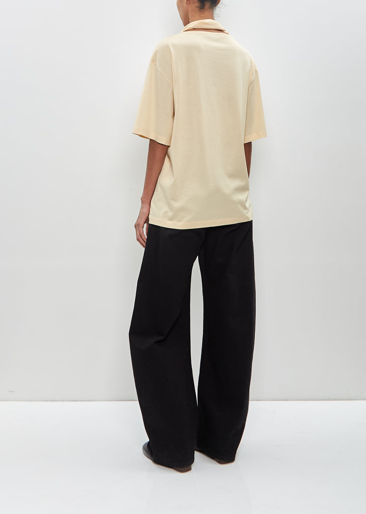 Cotton Foulard T-Shirt — Ice Apricot