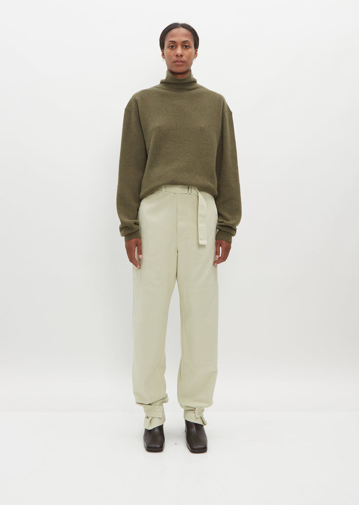 Gucci Military Cotton Drill Cargo Pants In Cereal | ModeSens