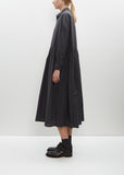 Random Pleated Baggy Shirt Dress