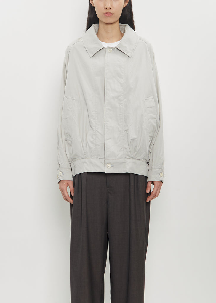 Cotton Silk Harrington Jacket