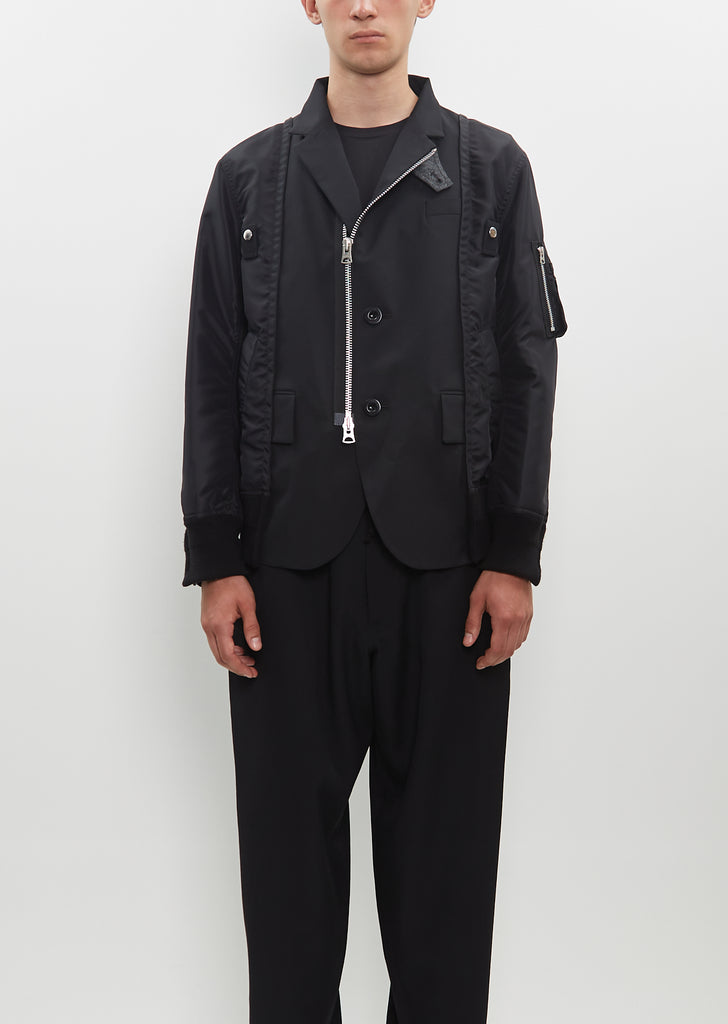 Suiting x Nylon Twill Jacket