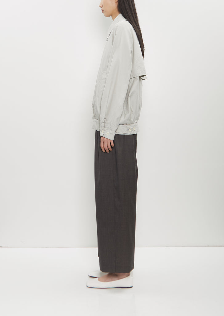 Cotton Silk Harrington Jacket
