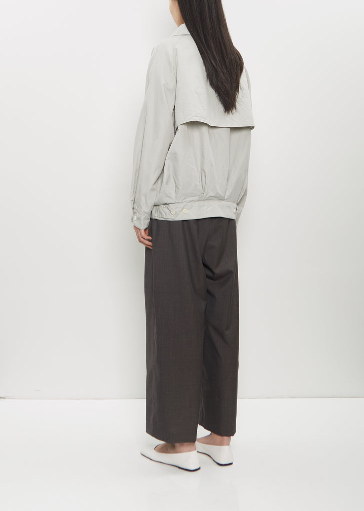 Cotton Silk Harrington Jacket