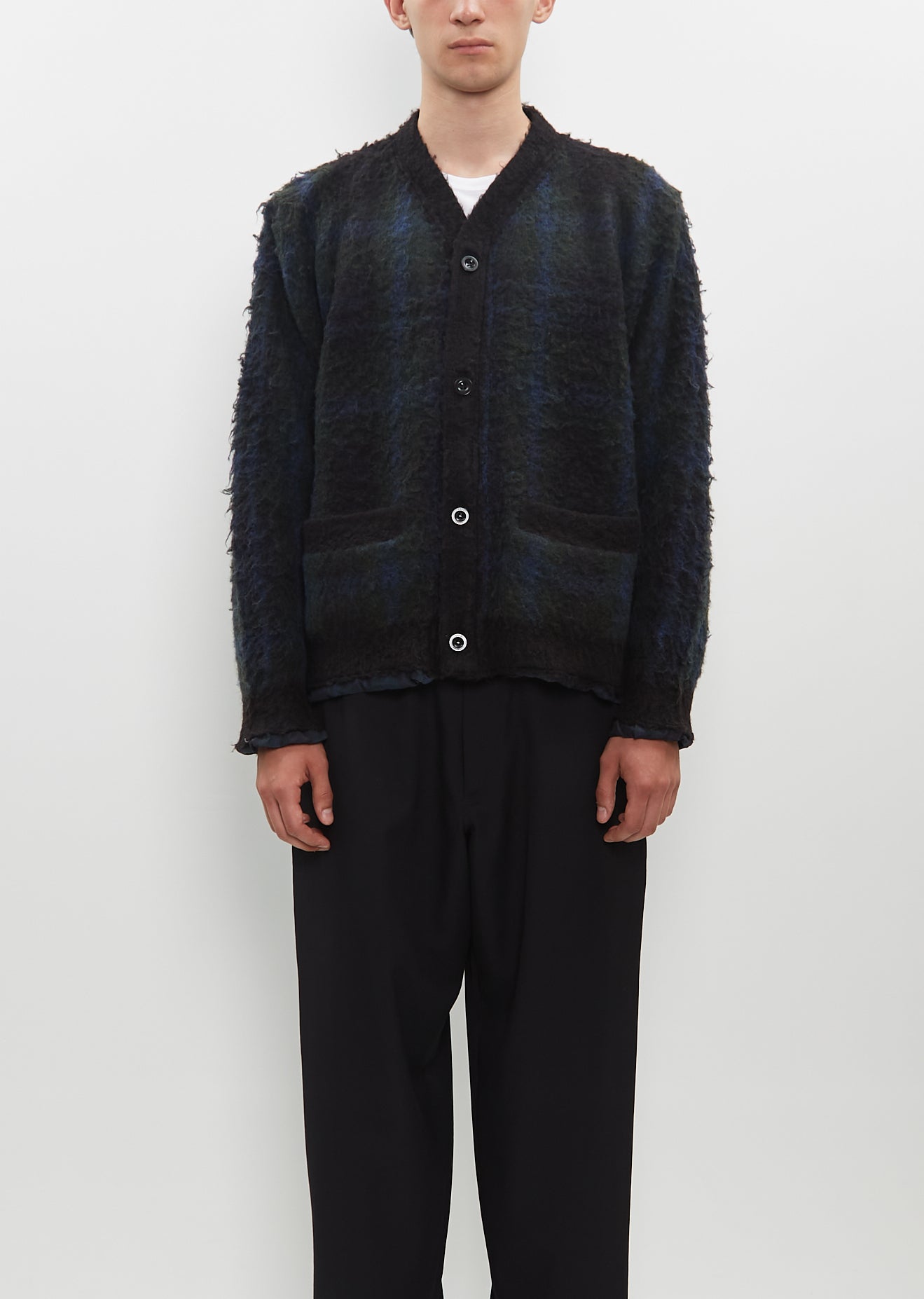 sacai 24aw Knit Cardigan BLACK