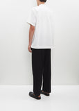 Cotton Poplin Polo Shirt — Off White