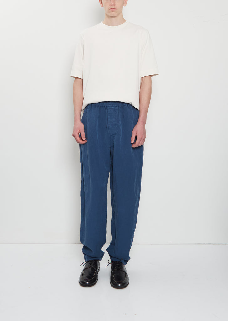 Jog Ah Linen Pant — Blue