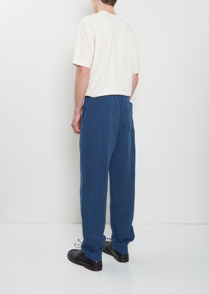 Jog Ah Linen Pant — Blue