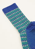 Poko Poko Square Socks — Blue