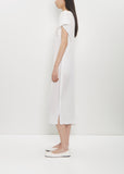 Shadow Study Pleats Solid Dress