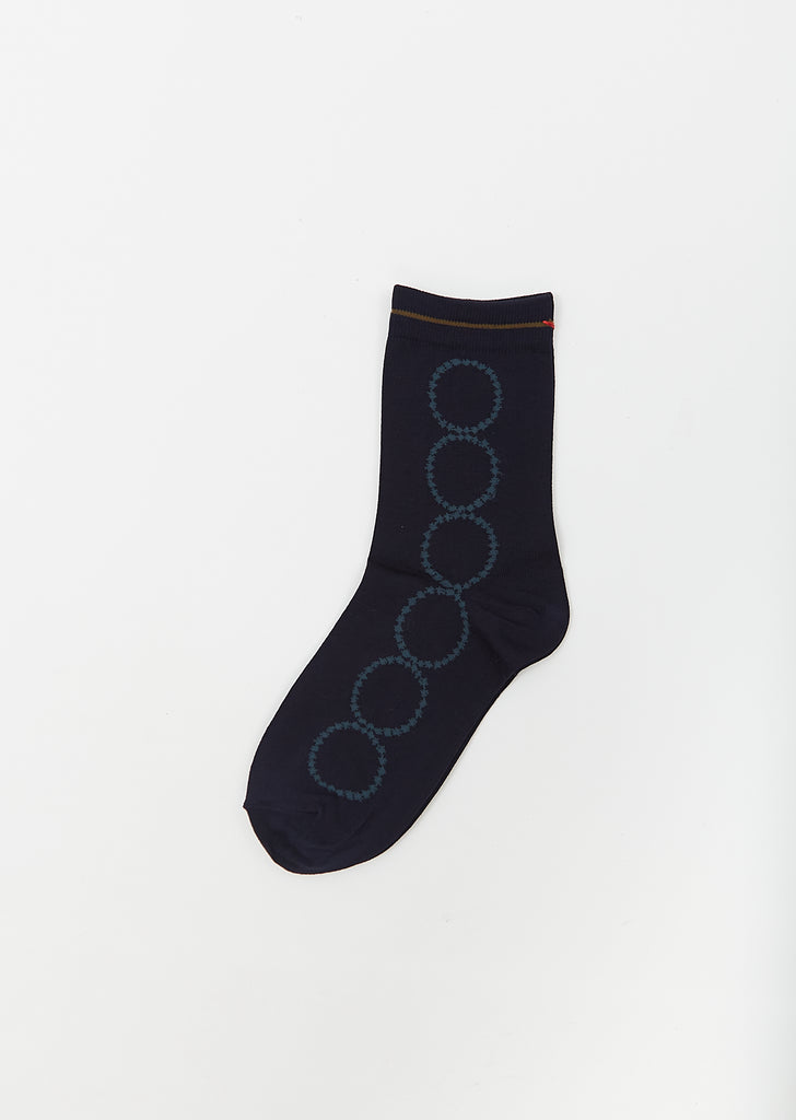 Tambourine Socks — Navy