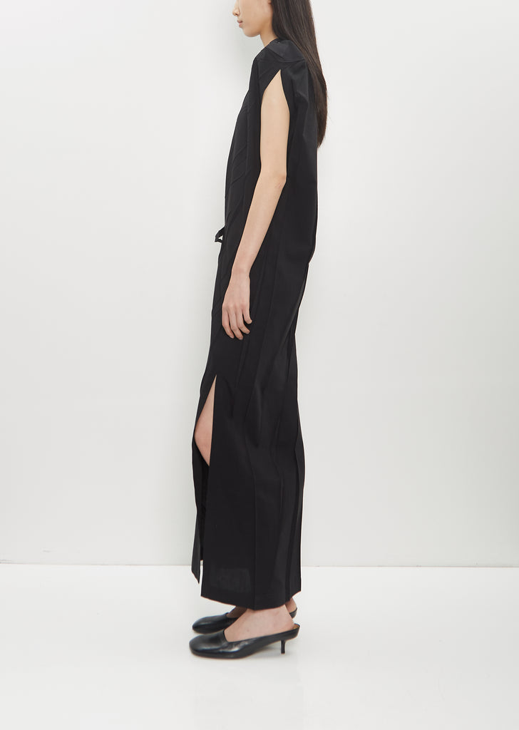 Cotton Blend Pressed Form Dress