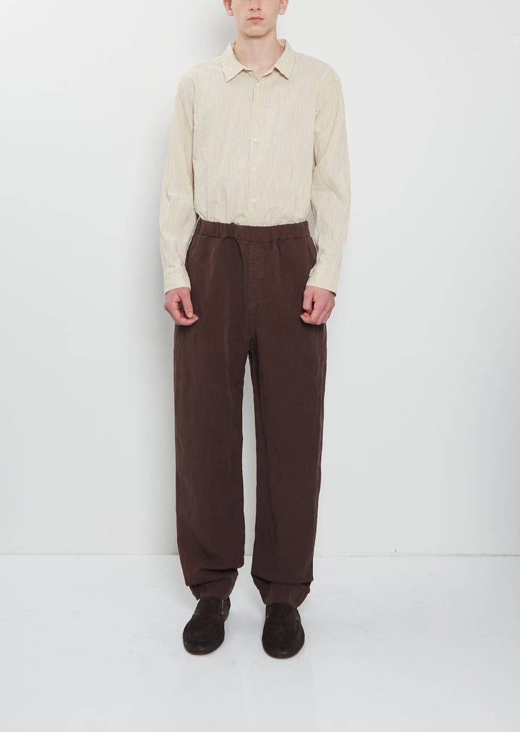 Jog Ah Linen Pant — Brown