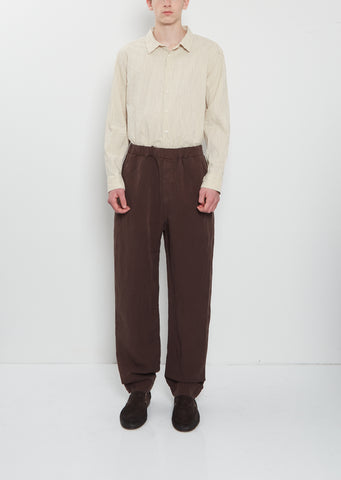 Jog Ah Linen Pant — Brown