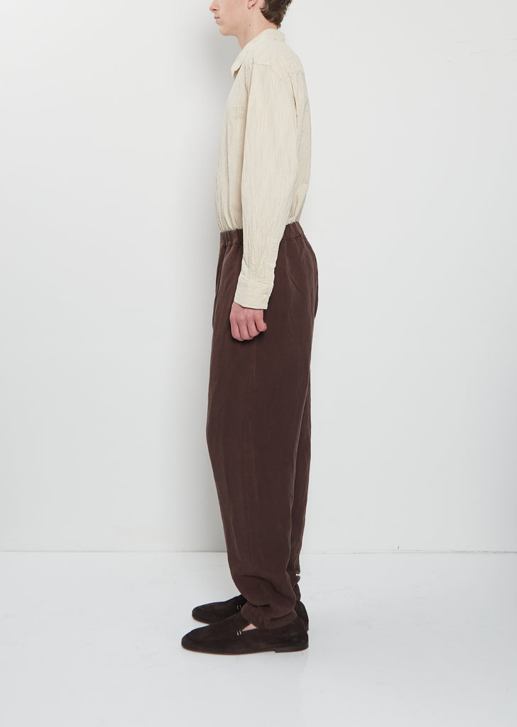 Jog Ah Linen Pant — Brown