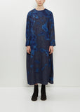 Pima Cotton Denim Wide Pullover Dress
