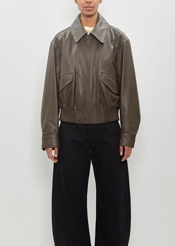 Leather Blouson