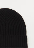 Alex Cashmere Beanie — Black