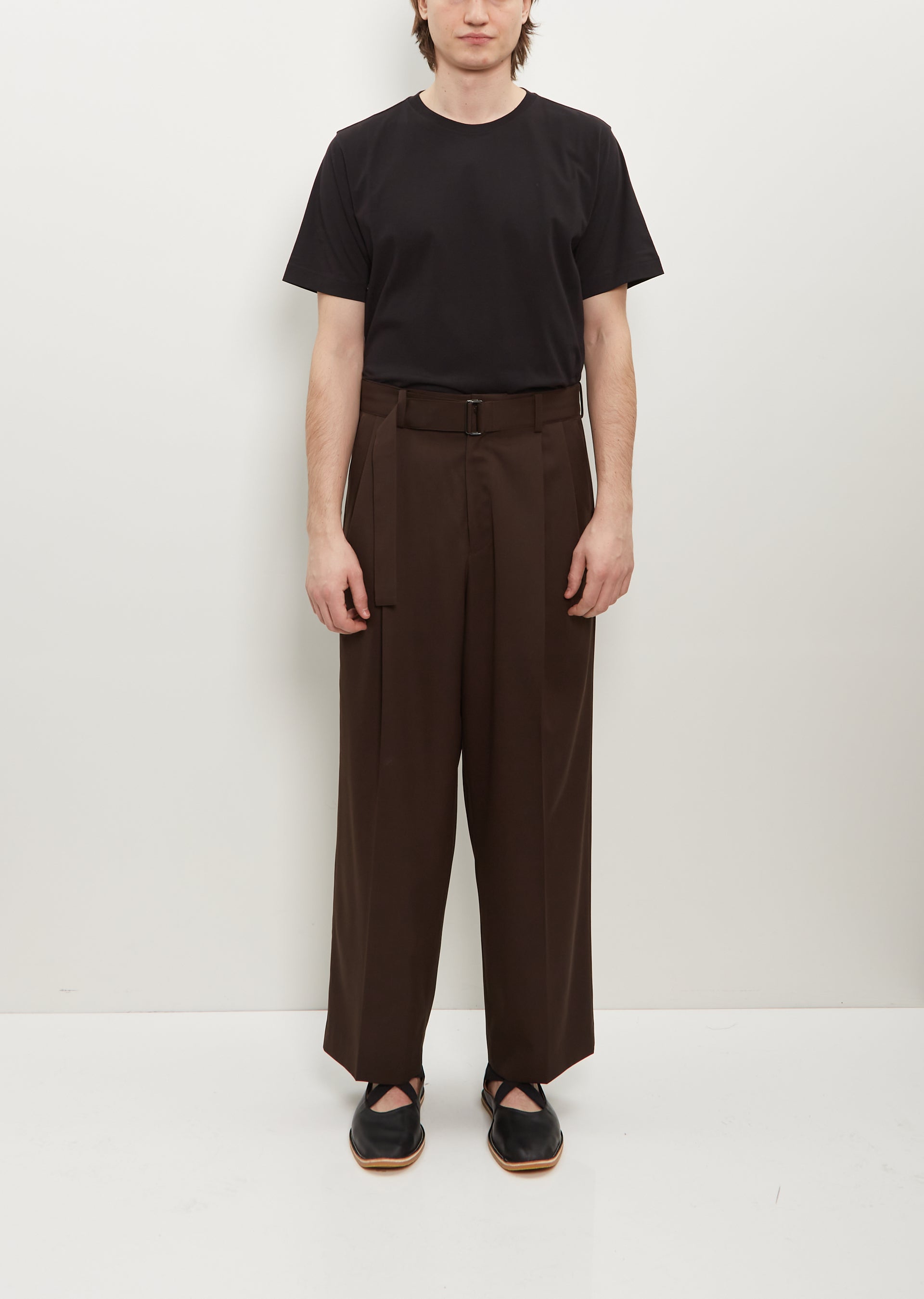 stein WIDE STRAIGHT TROUSERS 21ss 週末セール 