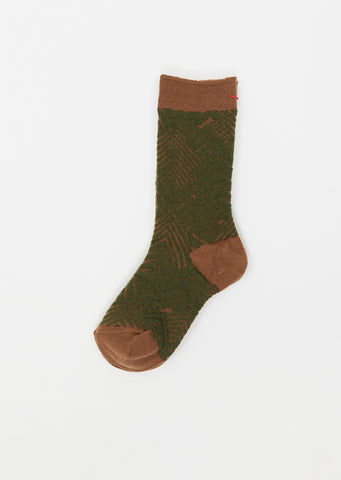 Echo Socks — Moss Green