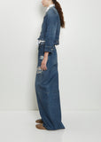 Embellished Fitted Waist Denim Jacket